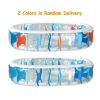 90×60×20In Inflatable Swimming Pool Blow Up Family Pool For Kids Foldable Swim Ball Pool Center