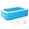 Inflatable Swimming Pools Family Swim Play Center Pool Blow up Kiddie Pool