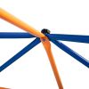 Outdoor Dome Climber, Monkey Bars Climbing Tower, Jungle Gym Playground for Kids Aged 3-10, Blue & Yellow
