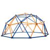 Outdoor Dome Climber, Monkey Bars Climbing Tower, Jungle Gym Playground for Kids Aged 3-10, Blue & Yellow